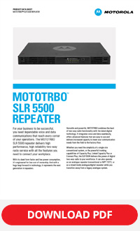 motorola slr 5500 brochure