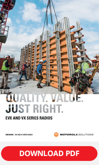 motorola solutions evx / vx series brochure