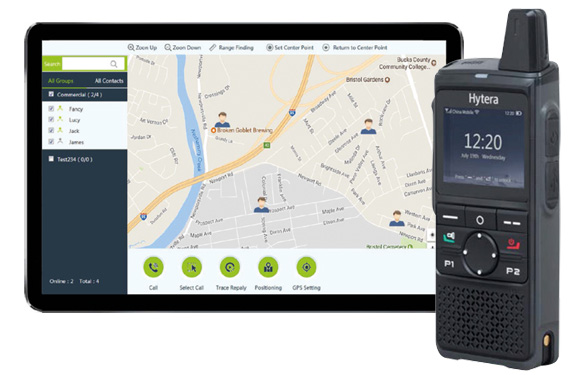 hytera PNC370 and dispatcher