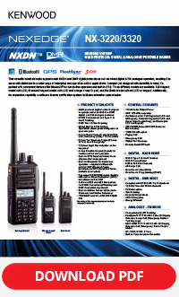 Kenwood NX-3200/NX3300 Brochure